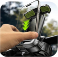 Phone Mount for Bikes with 360-Degree Rotation and Padded Four-Corner Grip, 4.7-6.8in
