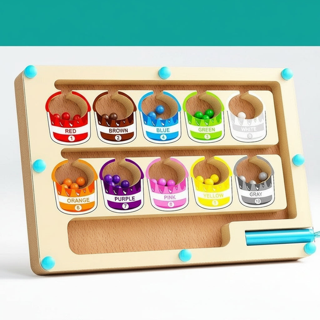Kids Magnetic Bead Puzzle Maze Toy for Fun and Skill Building