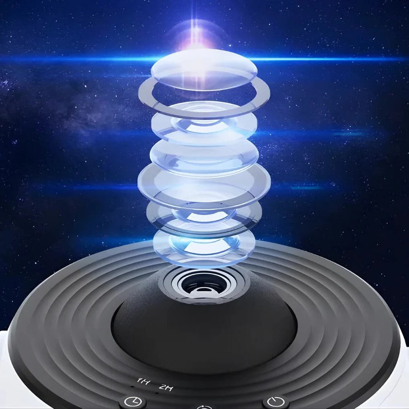LED Film Disc Projector with 13 Space Discs and Silent 360  Rotation