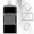 Multi Port USB Flash Drive with 32GB Storage and Four Connectors for Phones and Computers