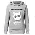 Pullover Hoodie with Front Carry Pouch for Holding Small Pets