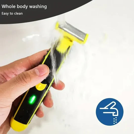Men’s Rechargeable Wet and Dry Electric Shaver and Trimmer for Grooming Use
