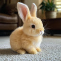 Interactive Plush Bunny with Voice Activation and Touch Response