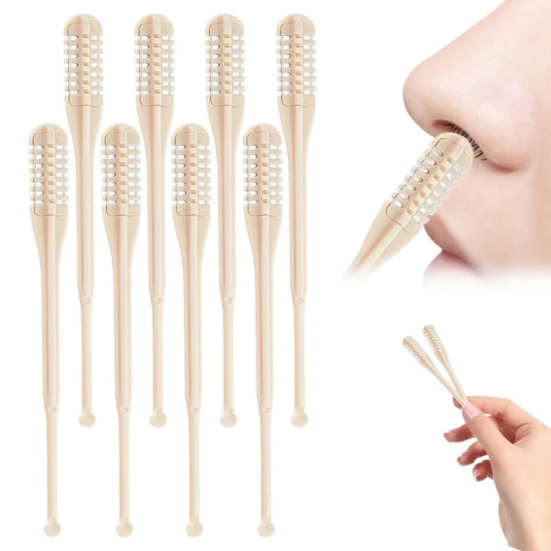 Nose Hair Trimmer with 360-Degree Rotating Head and Handheld  Grip