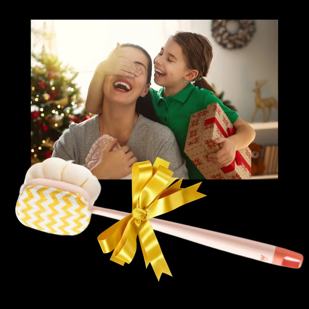 Long Handle Body Scrubber with Dual Sided Brush Head and Extended  Reach