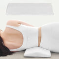 Memory Foam Lumbar Pillow with Breathable Mesh Cover and Adjustable Strap