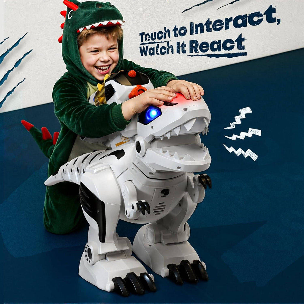 Programmable Interactive Dinosaur Toy with Sound Effects