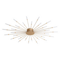 LED Ceiling Light with Integrated Lamps and Even Coverage for Large Rooms