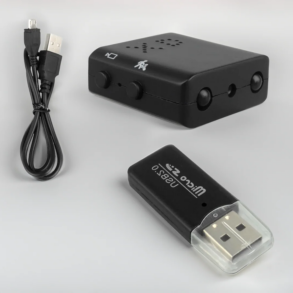 Mini HD Security Camera with Motion Detection and Night Vision