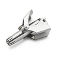 Precision Stainless Steel Manual Nose Hair Trimmer for Men