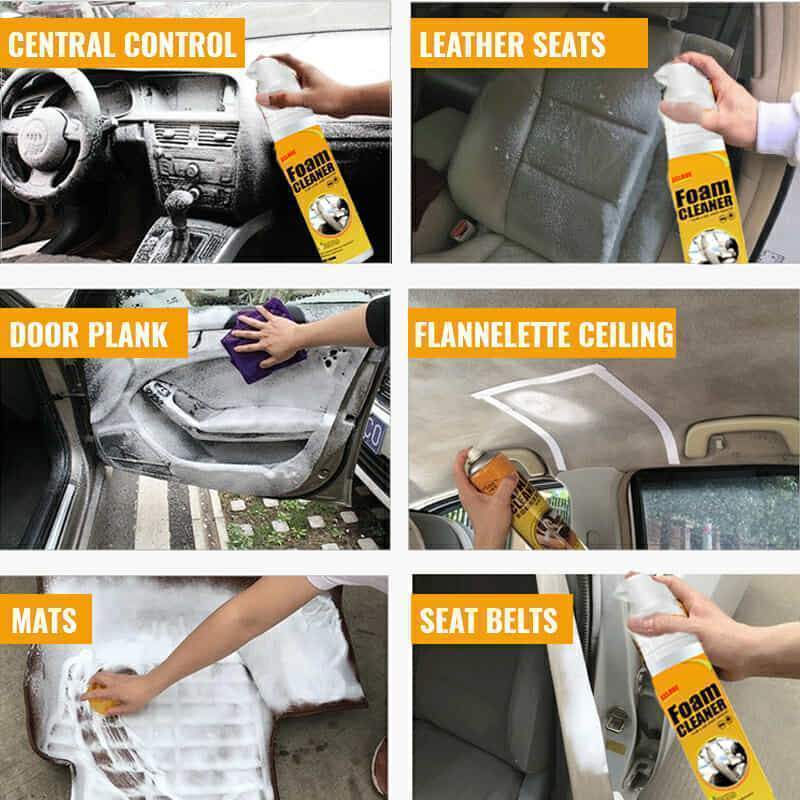 Multi-Surface Foam Cleaner with Gentle Formula and No-Rinse Finish, 3.38 oz