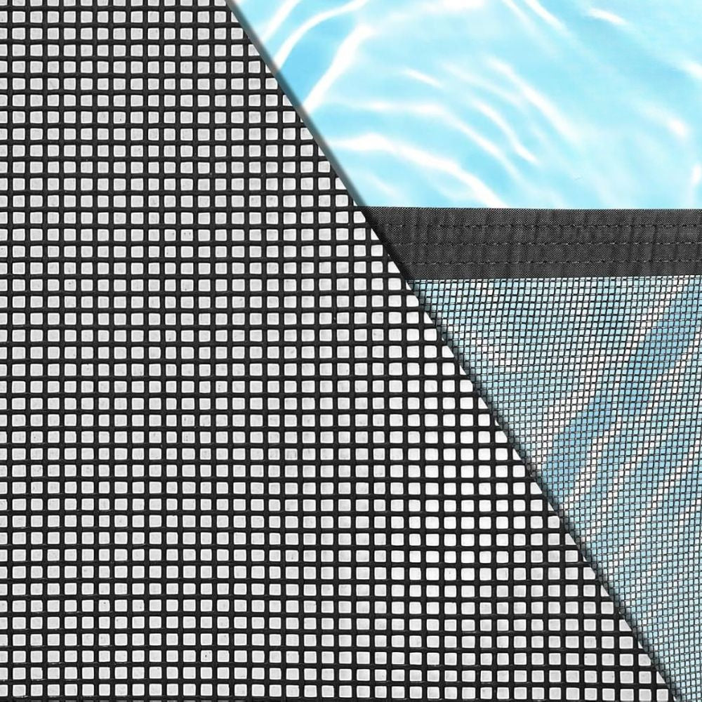 Pool Safety Fence with Rust Resistant Poles and Teslin PVC Mesh  Panels