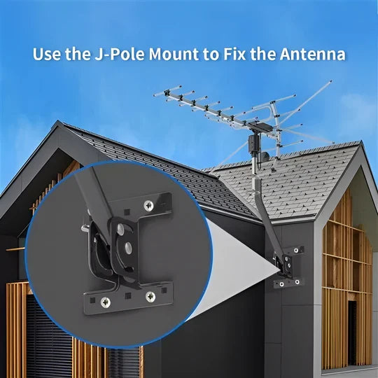 Outdoor Digital HD TV Antenna with 360 Directional Motor for Crystal Clear Reception