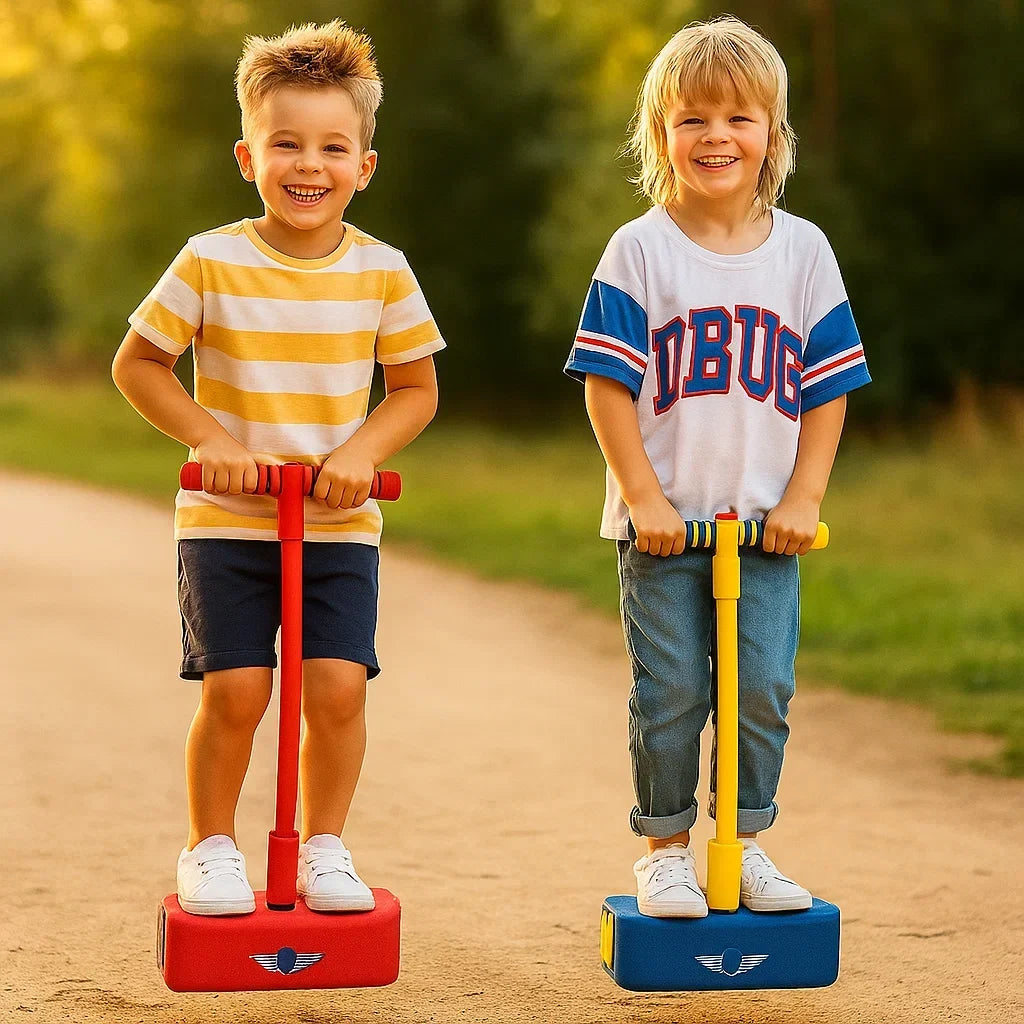 Pogo Jumper with Foam Base and Secure Handle for Kids Indoor Outdoor Play