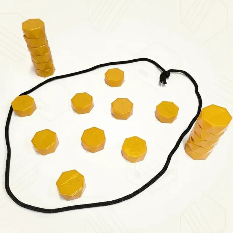 Magnetic Strategy Board Game for Two Players with Foldable Design
