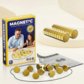 Magnetic Strategy Board Game for Two Players with Foldable Design